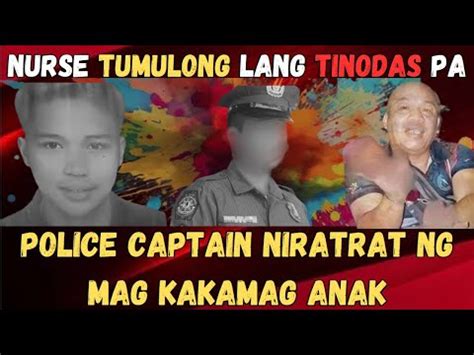 NURSE TINODAS NG TINULUNGANG LASING, POLICE .